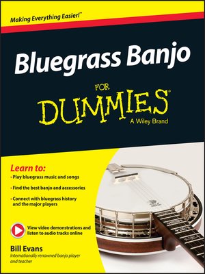 cover image of Bluegrass Banjo For Dummies